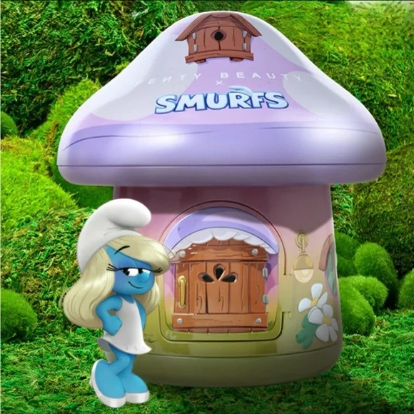 NEW ✓ FENTY BEAUTY X SMURF THE SMURFETTE 10 PIECE COLLECTION TIN